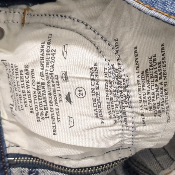 BlankNYC  the bond jeans denim size 24,93%cotton - Picture 6 of 6